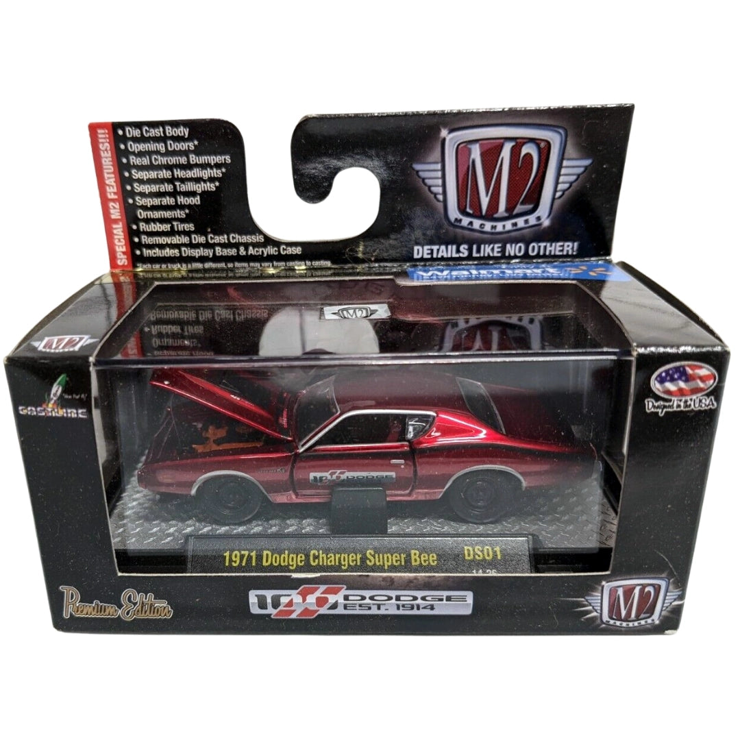 1971 Dodge Charger Super Bee - Red/Black (Release DS01 / Dodge 100th Anniversary / Walmart Exclusive / Premium Range / Limited Edition)