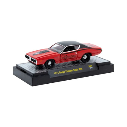 1971 Dodge Charger Super Bee - Red/Black (Silver Chrome Rims & Details / Limited Edition)