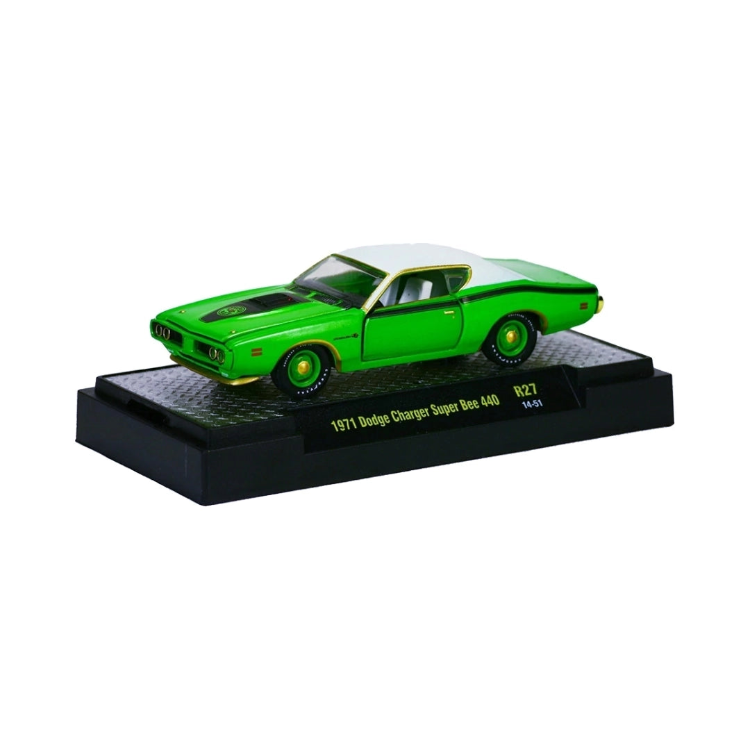 1971 Dodge Charger Super Bee 440 - Green (Detroit-Muscle Release 27 / Chase / Limited Edition / Premium Range)