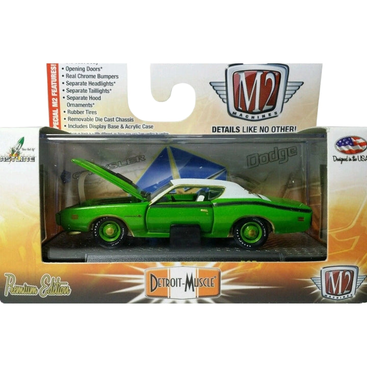 1971 Dodge Charger Super Bee 440 - Green (Detroit-Muscle Release 27 / Chase / Limited Edition / Premium Range)