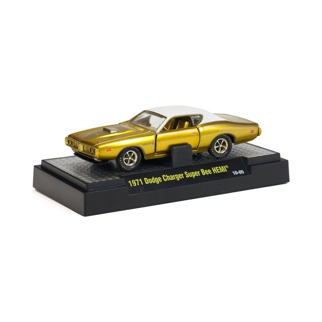 1971 Dodge Charger Super Bee HEMI - Gold (Clamshell Blister / Chase / Limited Edition / Premium Range)