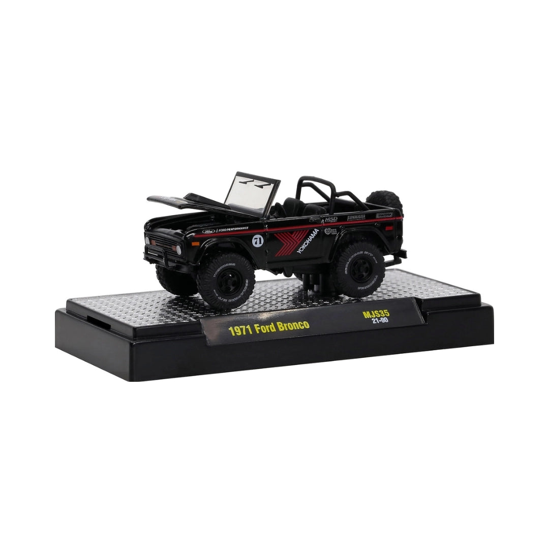 1971 Ford Bronco - Black (Silver details, Roll cage)