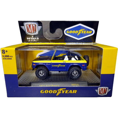 1971 Ford Bronco - Blue & Yellow (Goodyear livery, Silver details)