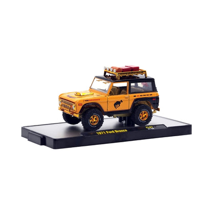 1971 Ford Bronco - Orange (Roof rack, Off-road style, Chase)