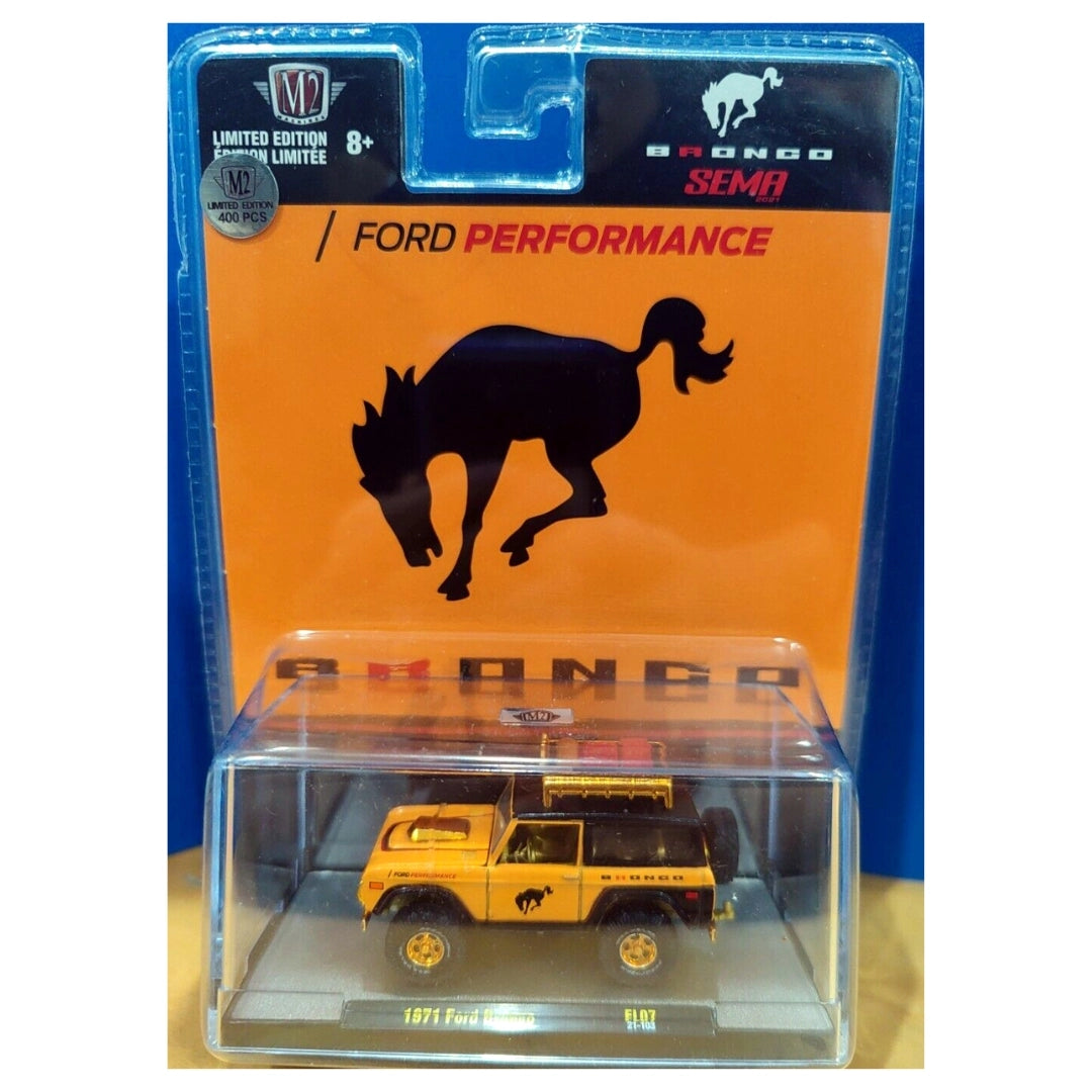 1971 Ford Bronco - Orange (Roof rack, Off-road style, Chase)