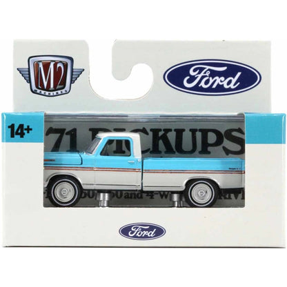 1971 Ford F-100 Ranger XLT Truck - Light Blue & White