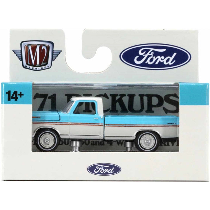 1971 Ford F-100 Ranger XLT Truck - Light Blue & White