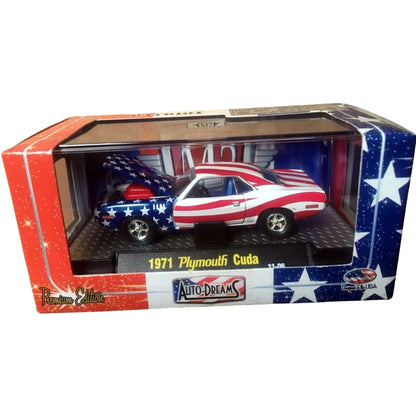1971 Plymouth Cuda - Patriotic Stars & Stripes Livery - Box
