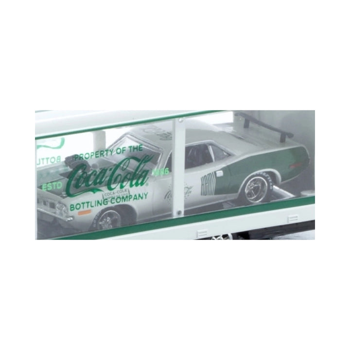 1971 Plymouth HEMI Cuda – Green & White (Silver Chrome Rims)