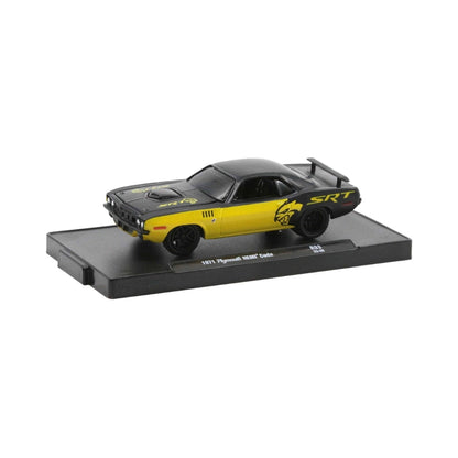 1971 Plymouth HEMI Cuda - Black & Yellow (SRT Graphics, Black Rims)