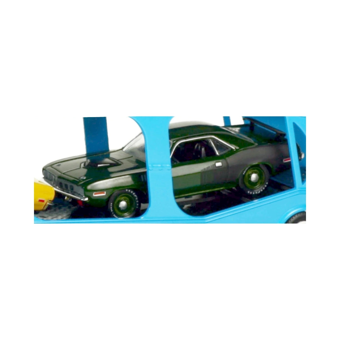 1971 Plymouth HEMI Cuda - Dark Green (Green Rims)