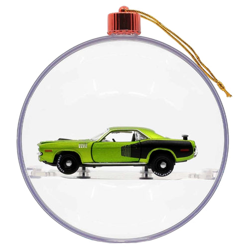 1971 Plymouth HEMI Cuda - Lime Green & Black (Black Rims, Rear Wing)