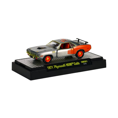1971 Plymouth HEMI Cuda - Silver & Orange (Orange Rims)