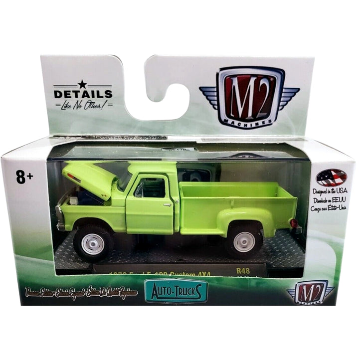 1972 Ford F-100 Custom 4X4 - Lime Green