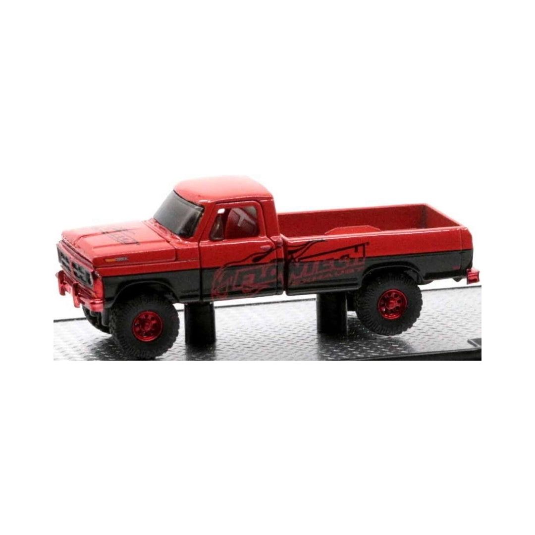 1972 Ford F250 Explorer 4X4 - Red & Black Flowtech Performance Exhaust Chase