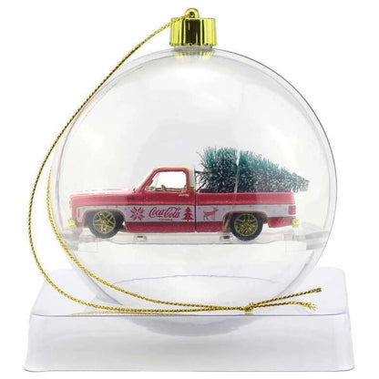 1973 Chevrolet Cheyenne 10 - Coca-Cola Christmas Tree Transport Chase (Yellow Chrome Details, Gold Interior)