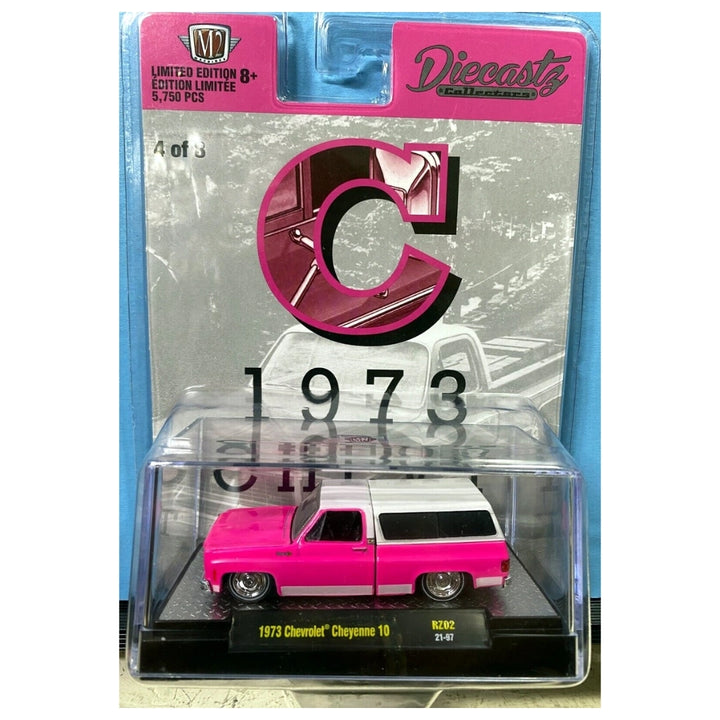 1973 Chevrolet Cheyenne 10 - Pink SUV Chase (Gold Chrome Details, Copper Interior)