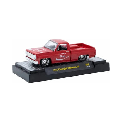 1973 Chevrolet Cheyenne 10 - Red Dad Chase (Red Chrome Details)