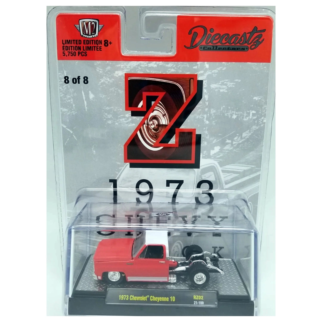 1973 Chevrolet Cheyenne 10 - Red & Black, Gold Chrome Rims (Chase Edition)