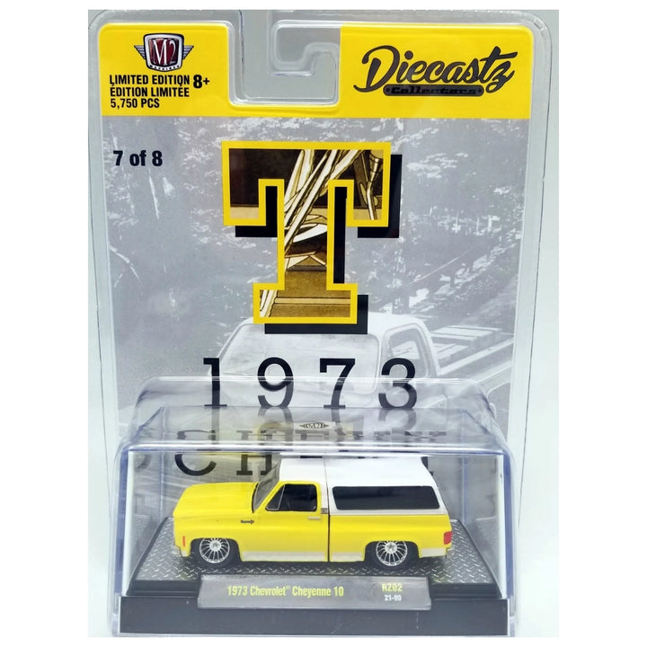 1973 Chevrolet Cheyenne 10 - Yellow Blazer Chase (Gold Chrome Details, Gold Interior)