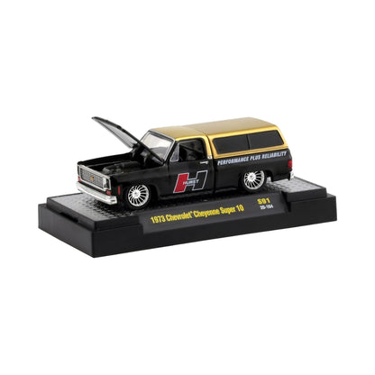 1973 Chevrolet Cheyenne Super 10 - Black/Gold Hurst Performance Livery (O'Reilly Auto Parts Exclusive)