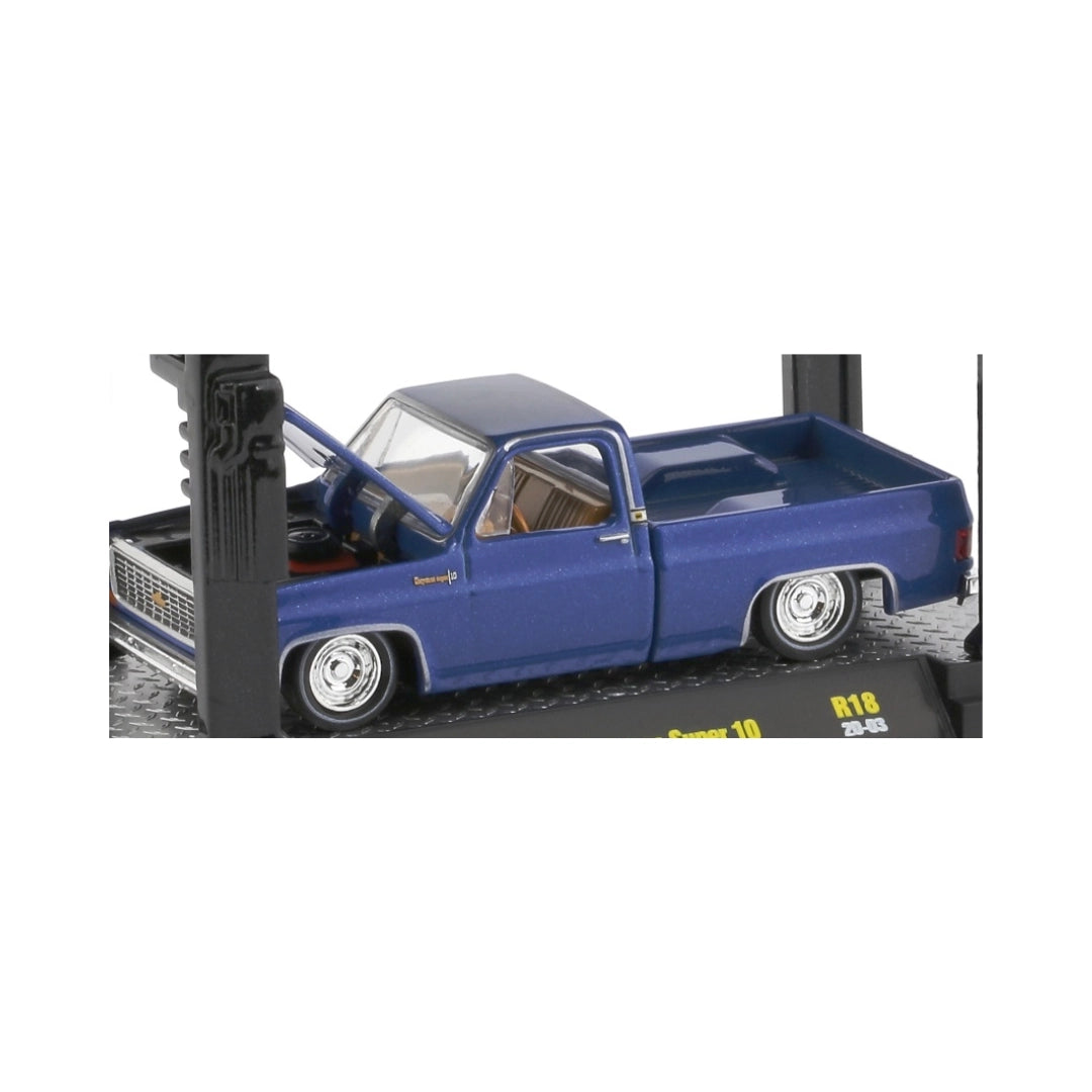 1973 Chevrolet Cheyenne Super 10 - Blue (Auto-Lift)