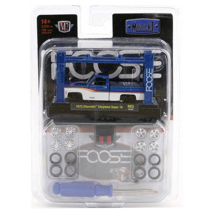 1973 Chevrolet Cheyenne Super 10 - Blue & Silver (Chip Foose Design, Model-Kit Release 63)