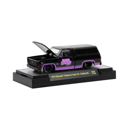 1973 Chevrolet Cheyenne Super 10 - Custom SS Black & Purple (Purple Hornies)