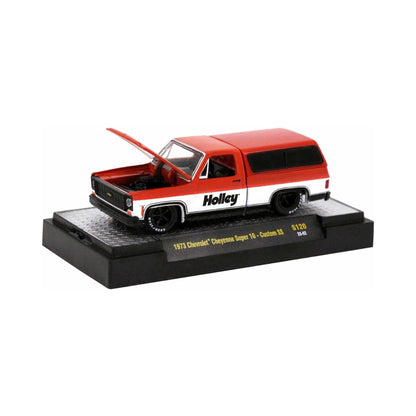 1973 Chevrolet Cheyenne Super 10 - Custom SS Holley (Red & White, O'Reilly Auto Parts Exclusive, Release S120)