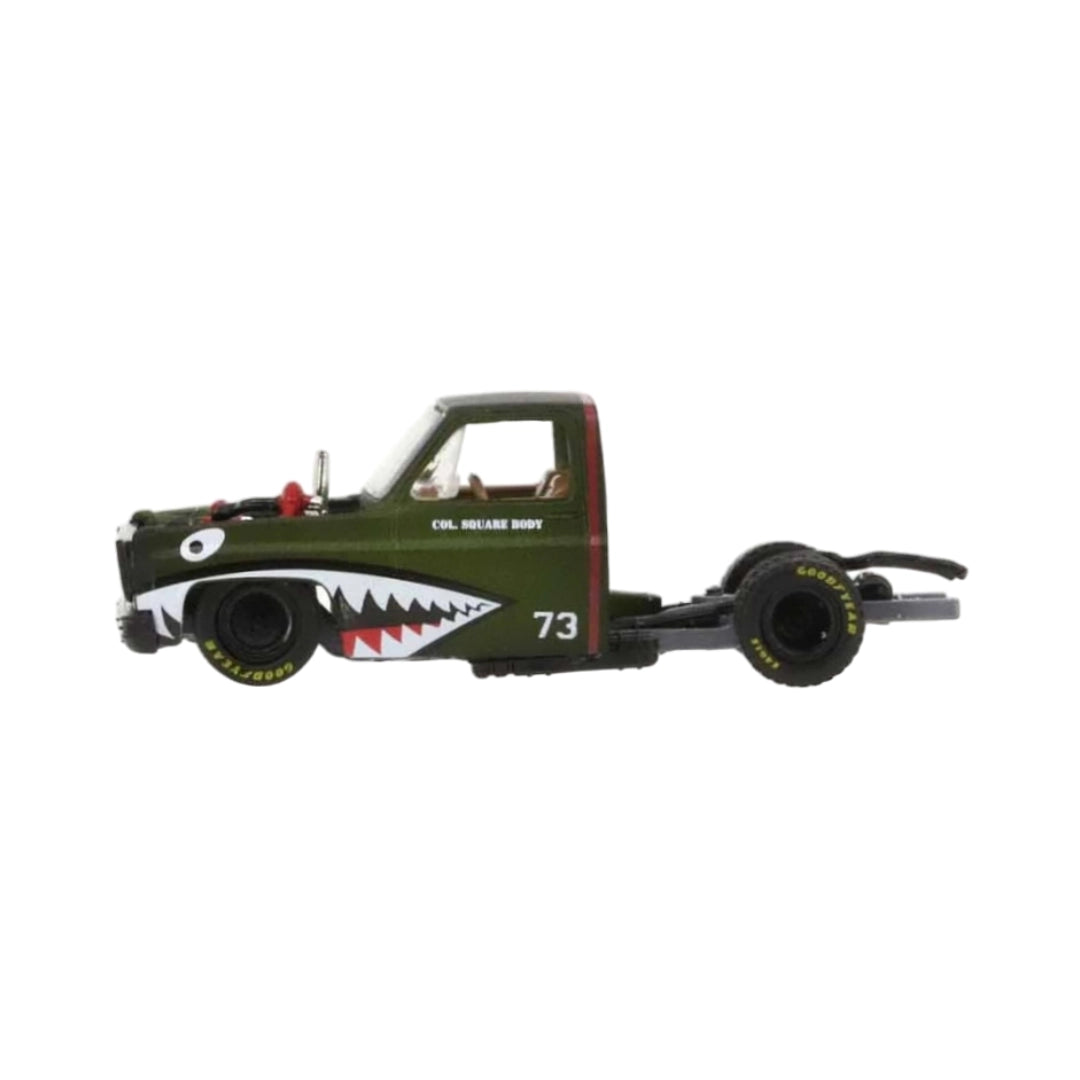 1973 Chevrolet Cheyenne Super 10 - Olive Green Shark Mouth Livery