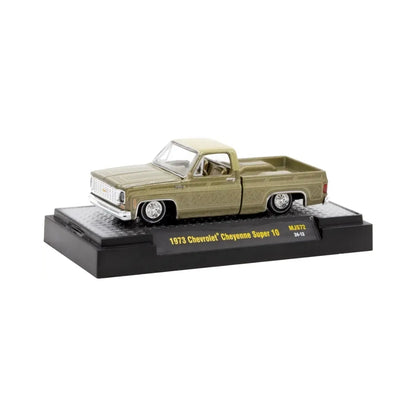 1973 Chevrolet Cheyenne Super 10 - Olive Green (Silver Chrome Details)