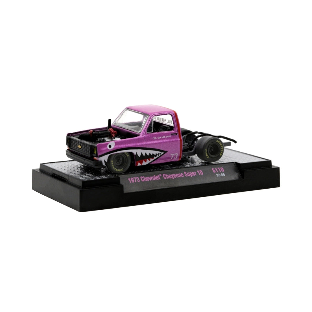 1973 Chevrolet Cheyenne Super 10 - Pink Shark Mouth Livery
