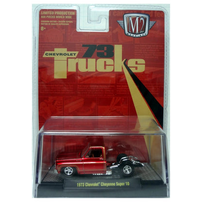 1973 Chevrolet Cheyenne Super 10 - Red, Gold Chrome Rims (Chase Edition)