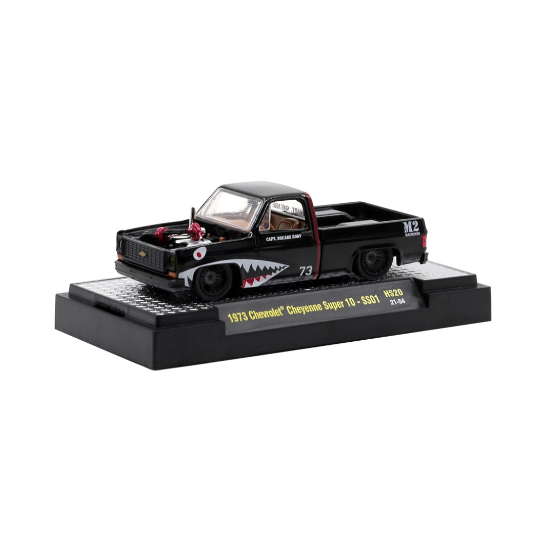 1973 Chevrolet Cheyenne Super 10 - SS01 Black (Black Details, Copper Interior, Capt. Square Body)