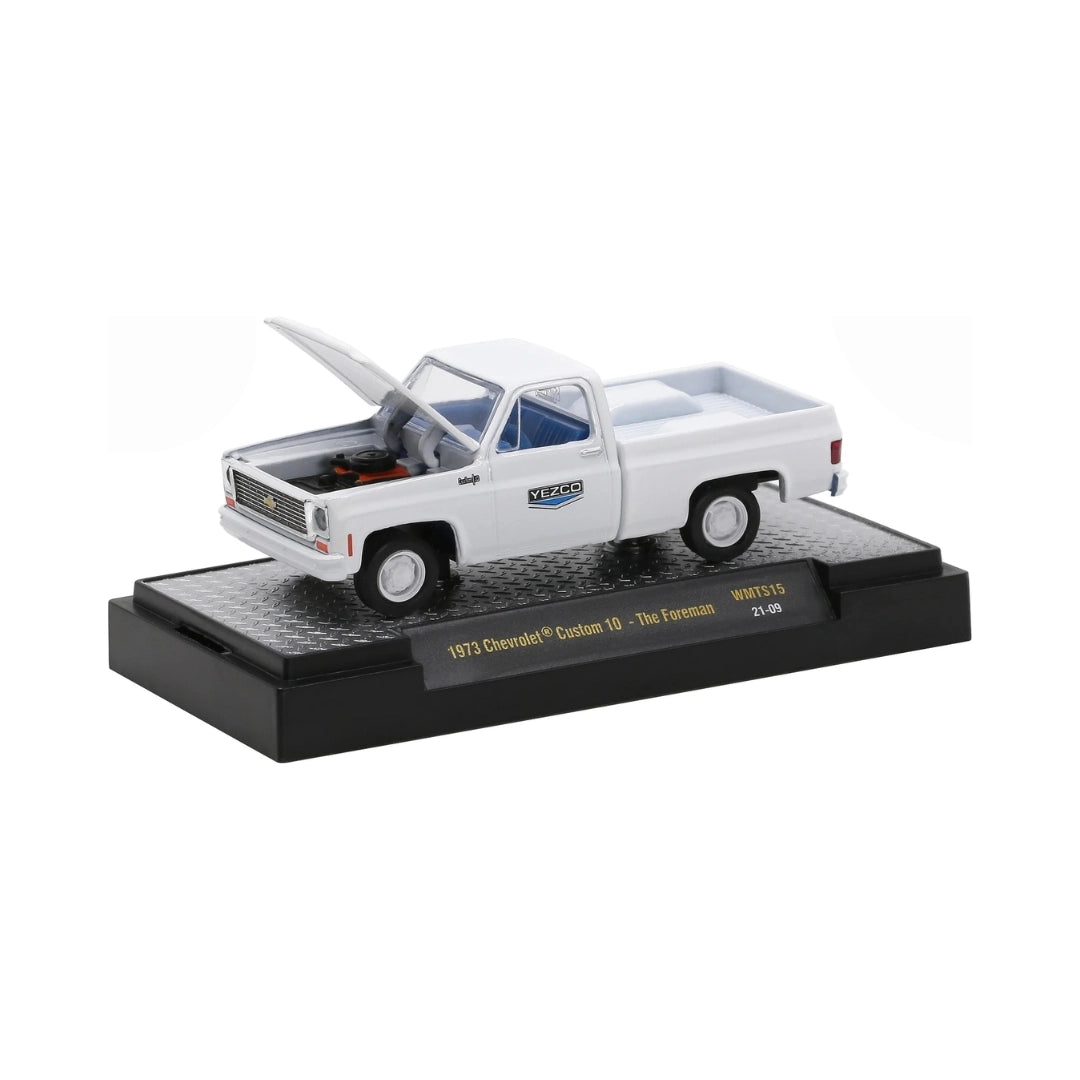 1973 Chevrolet Custom 10 - The Foreman White Chase / Black Details & White Interior