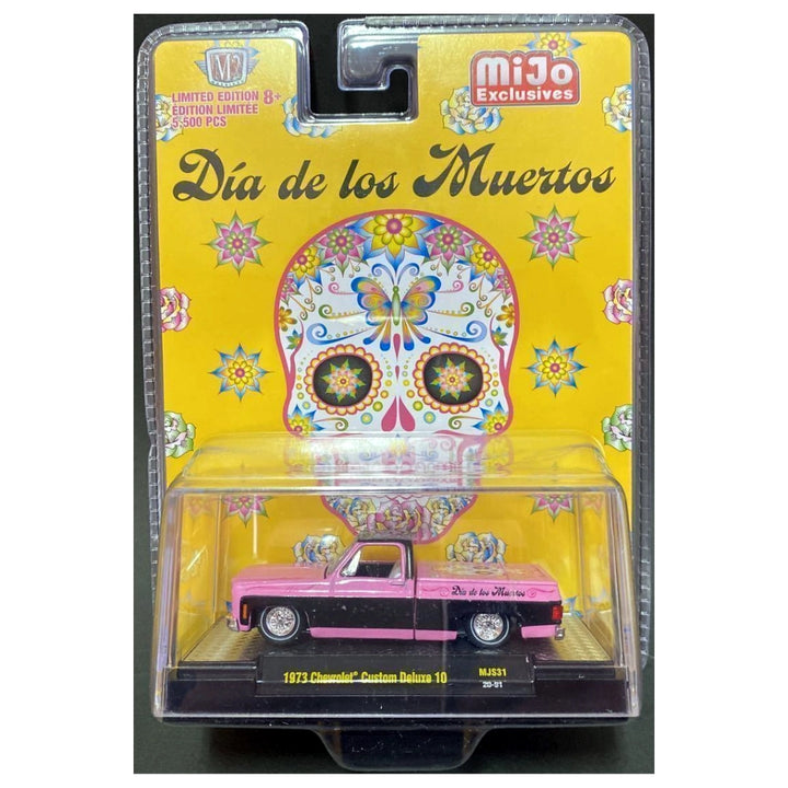 1973 Chevrolet Custom Deluxe 10 - Pink/Black "Do It For Her" Livery Chase / Gold Chrome Details, Brass Interior