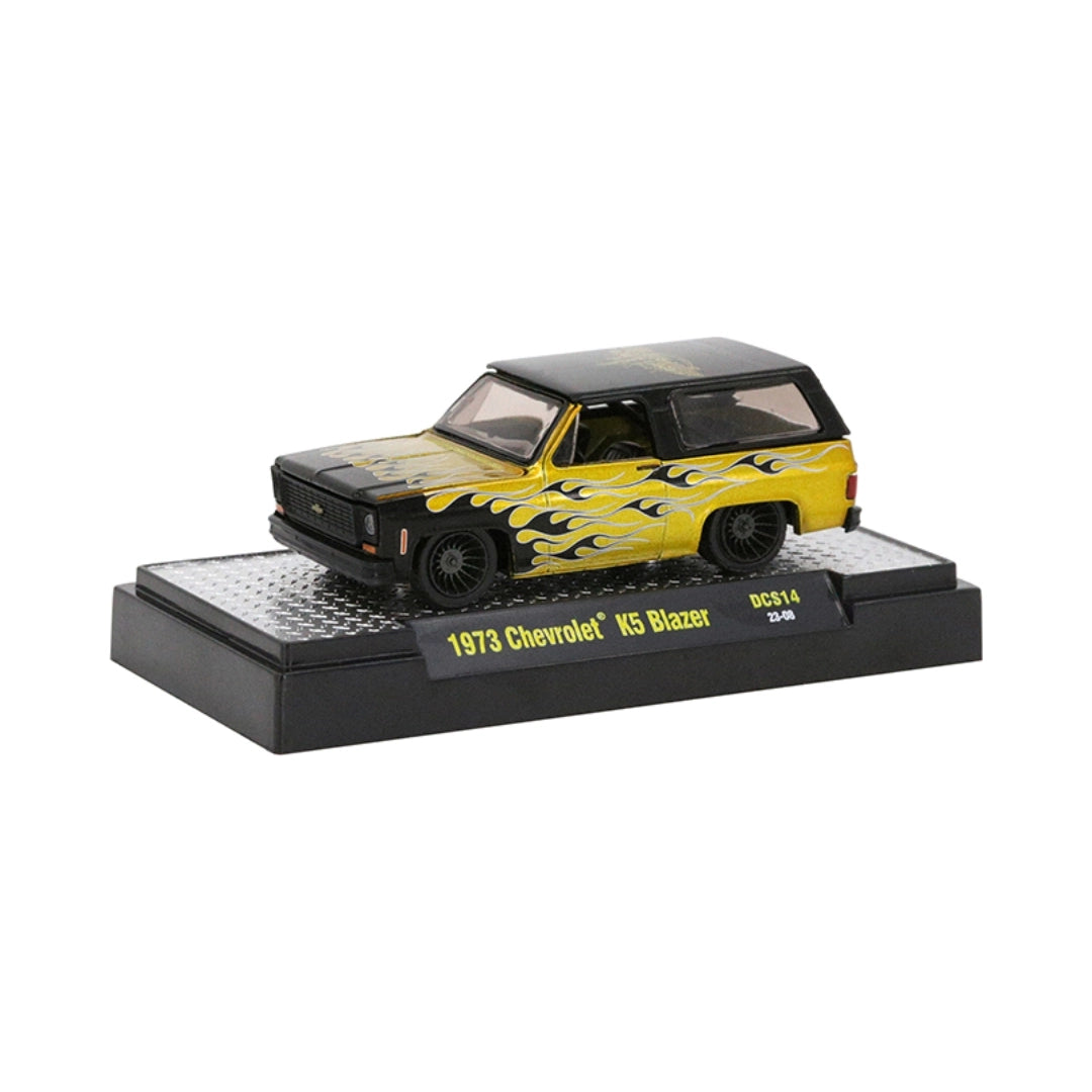 1973 Chevrolet K5 Blazer - Black & Gold Flames (DCS14 23-08 Promotional Exclusive)