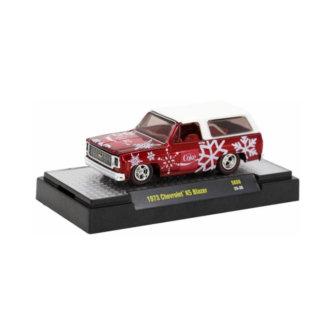 1973 Chevrolet K5 Blazer - Red Coca-Cola Christmas Livery (Walmart Exclusive SK08 23-26)