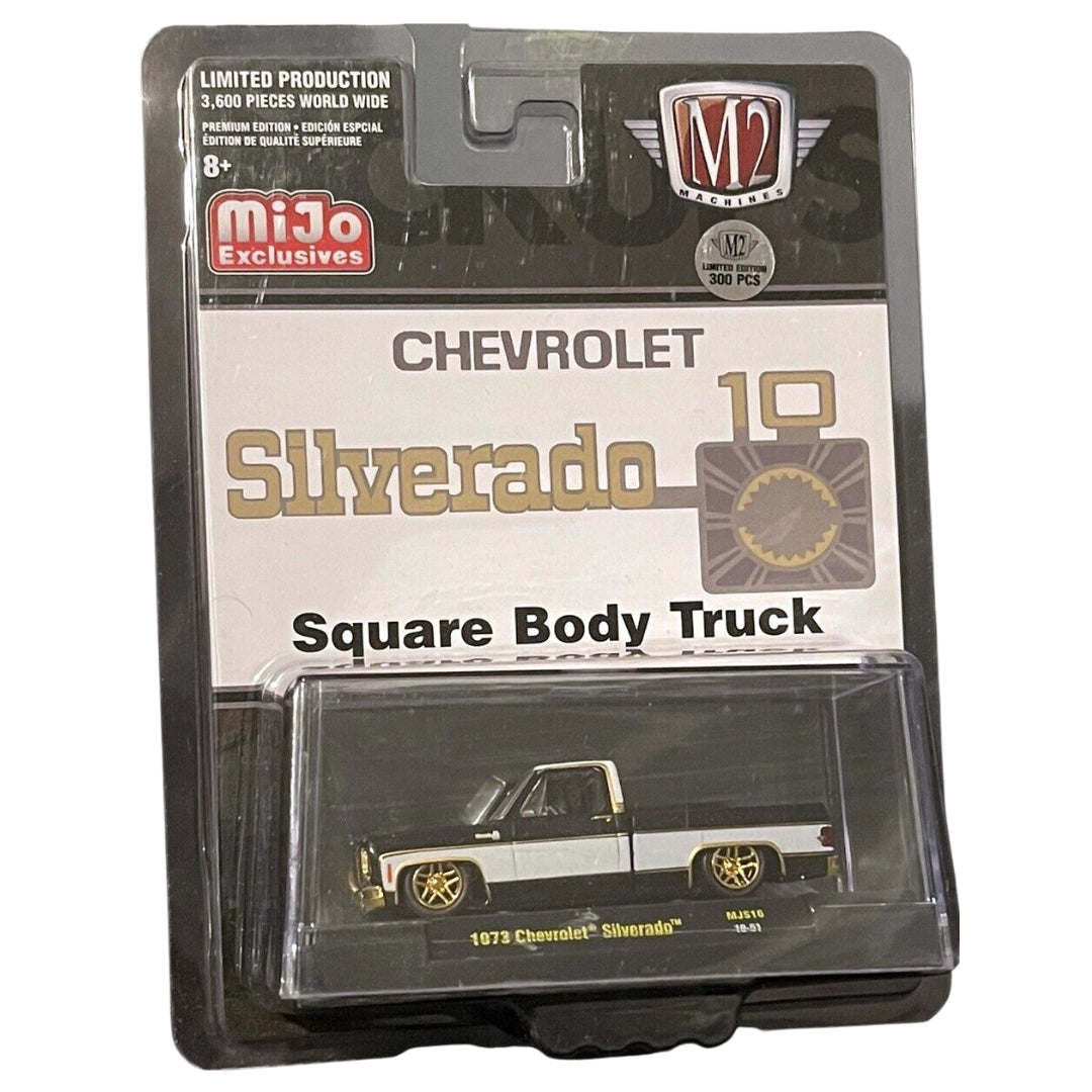 1973 Chevrolet Silverado - Black & Silver, Gold Chrome Rims, Grille & Bumpers, Brass Interior, Transparent Windows (Chase)