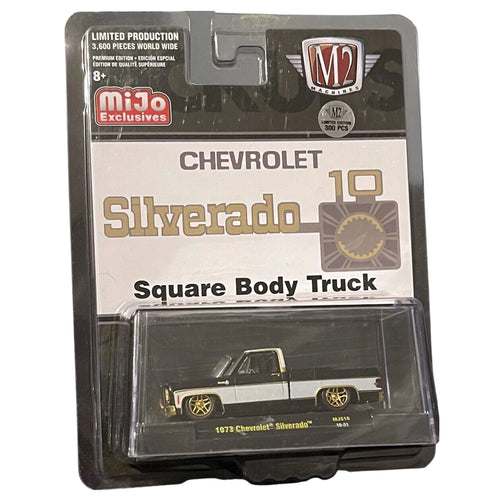 1973 Chevrolet Silverado - Black & Silver, Gold Chrome Rims, Grille & Bumpers, Brass Interior, Transparent Windows (Chase)