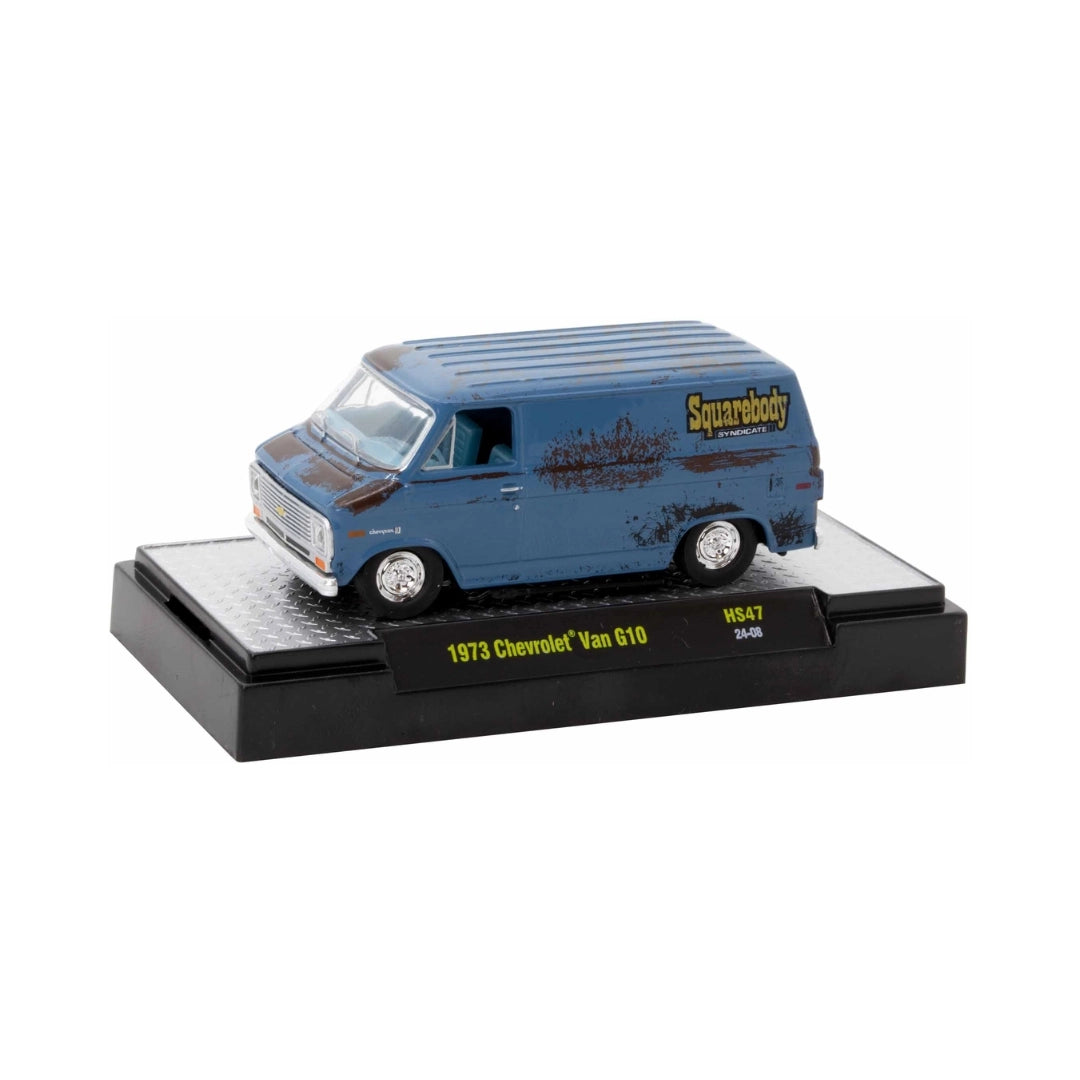 1973 Chevrolet Van G10 - Blue Squarebody Smoke Box (Dirty Version)