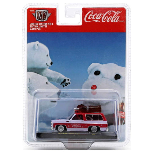 1973 GMC Jimmy Sierra - Coca-Cola Red & White, Silver Rims & Details, Black Interior (Exclusive, Limited Edition)