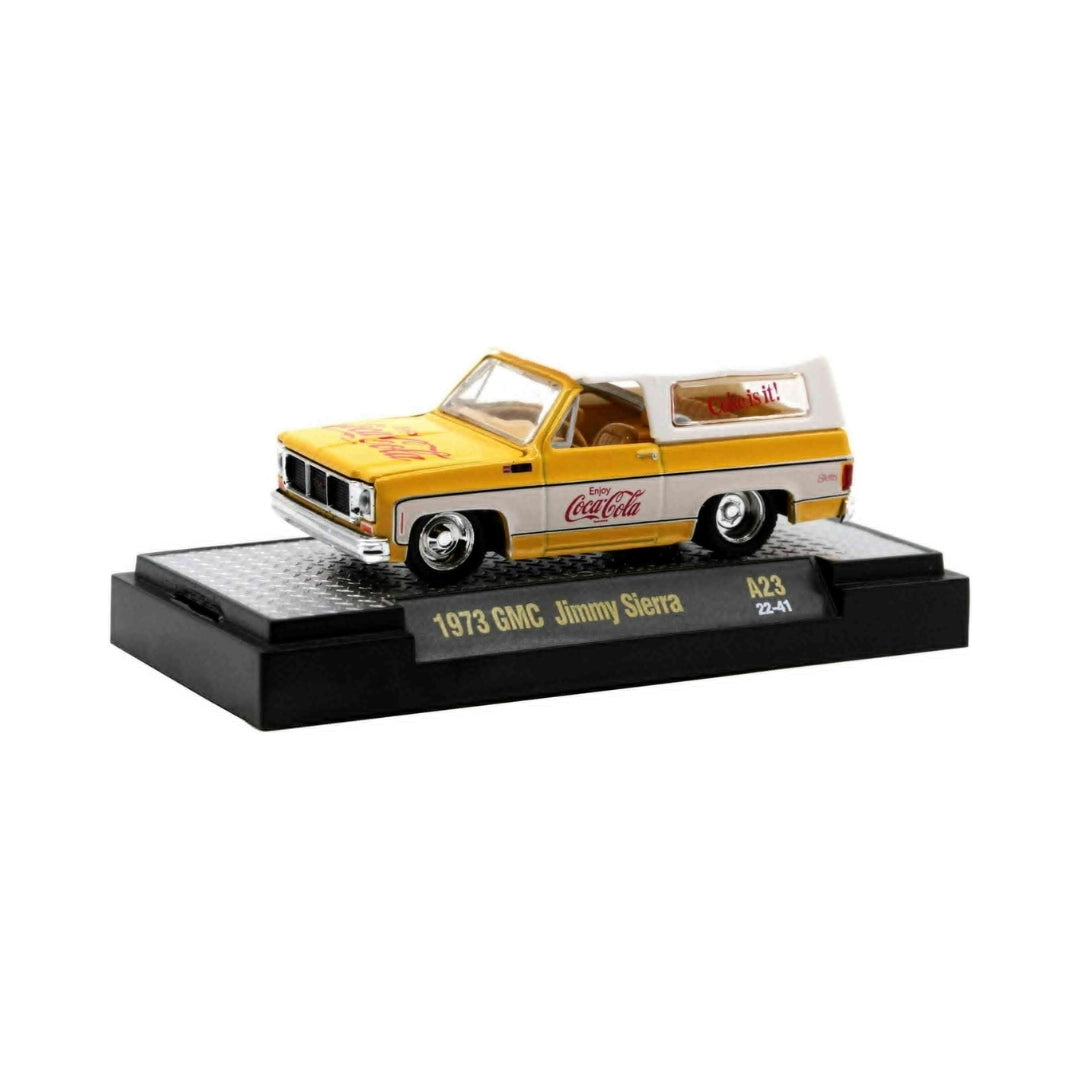 1973 GMC Jimmy Sierra - Coca-Cola Yellow & White (A23 22-41 Premium Range)