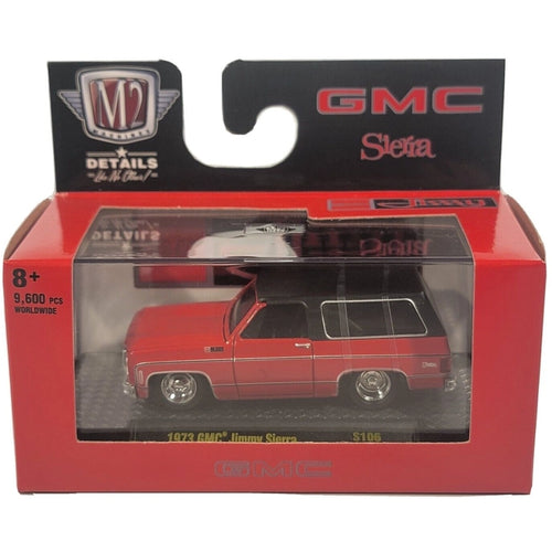 1973 GMC Jimmy Sierra - Red & Black (Walmart Exclusive S106 22-12)