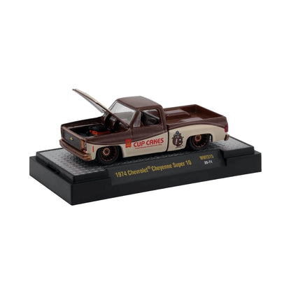 1974 Chevrolet Cheyenne Super 10 - Brown Cup Cakes Livery Premium Range / Silver Chrome Details, Chocolate Interior