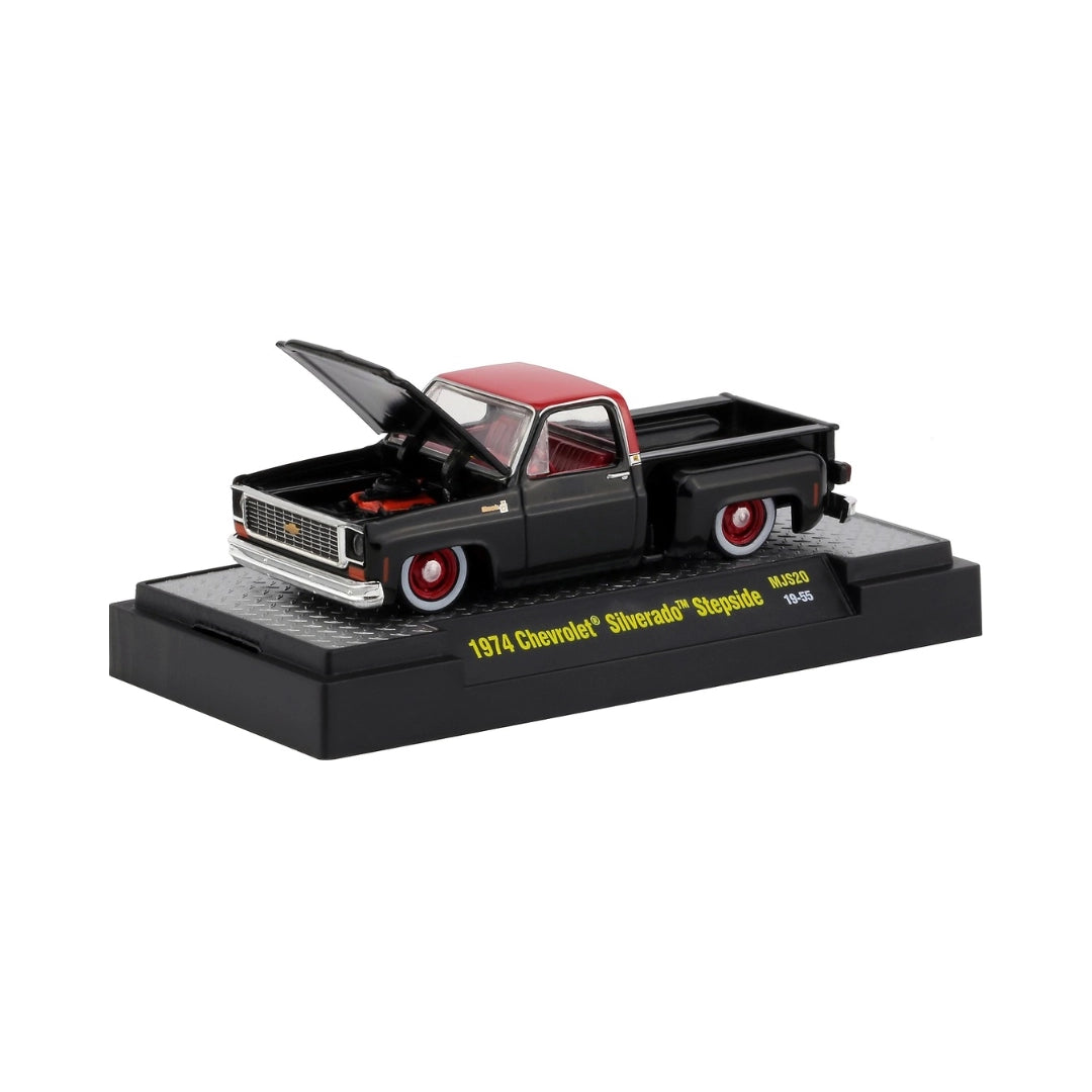 1974 Chevrolet Silverado Stepside Black & Red