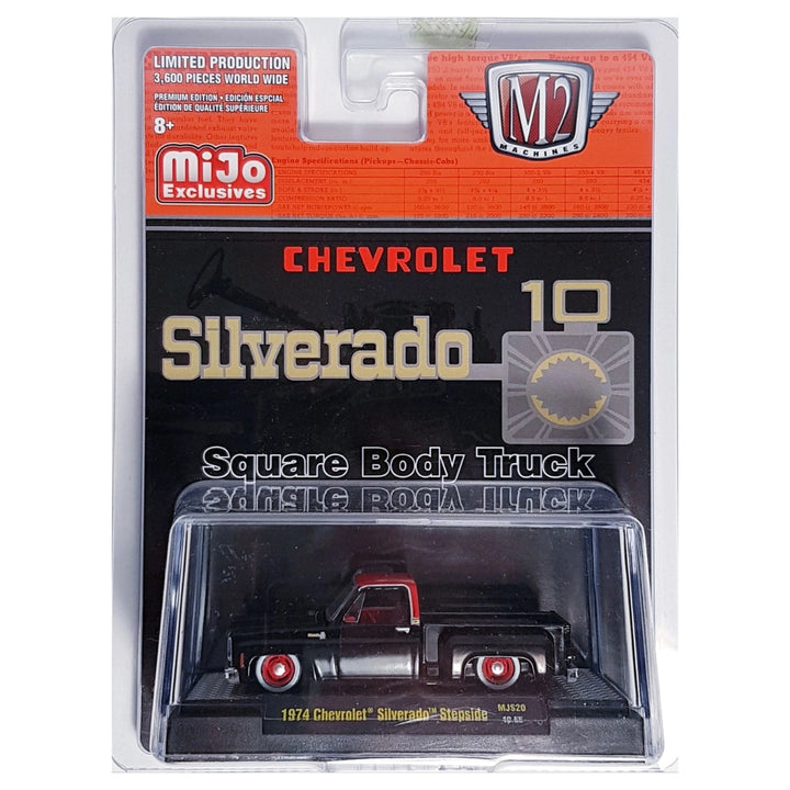 1974 Chevrolet Silverado Stepside Black & Red
