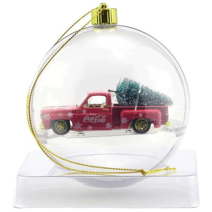 1974 Chevrolet Silverado Stepside Red (Coca-Cola Christmas Ornament)