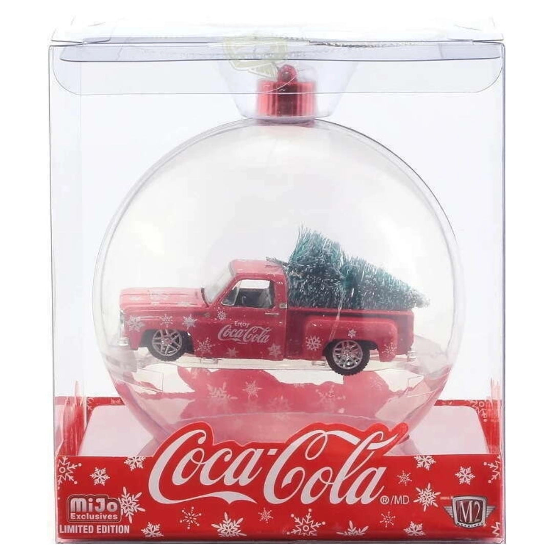 1974 Chevrolet Silverado Stepside Red (Coca-Cola Christmas Ornament)