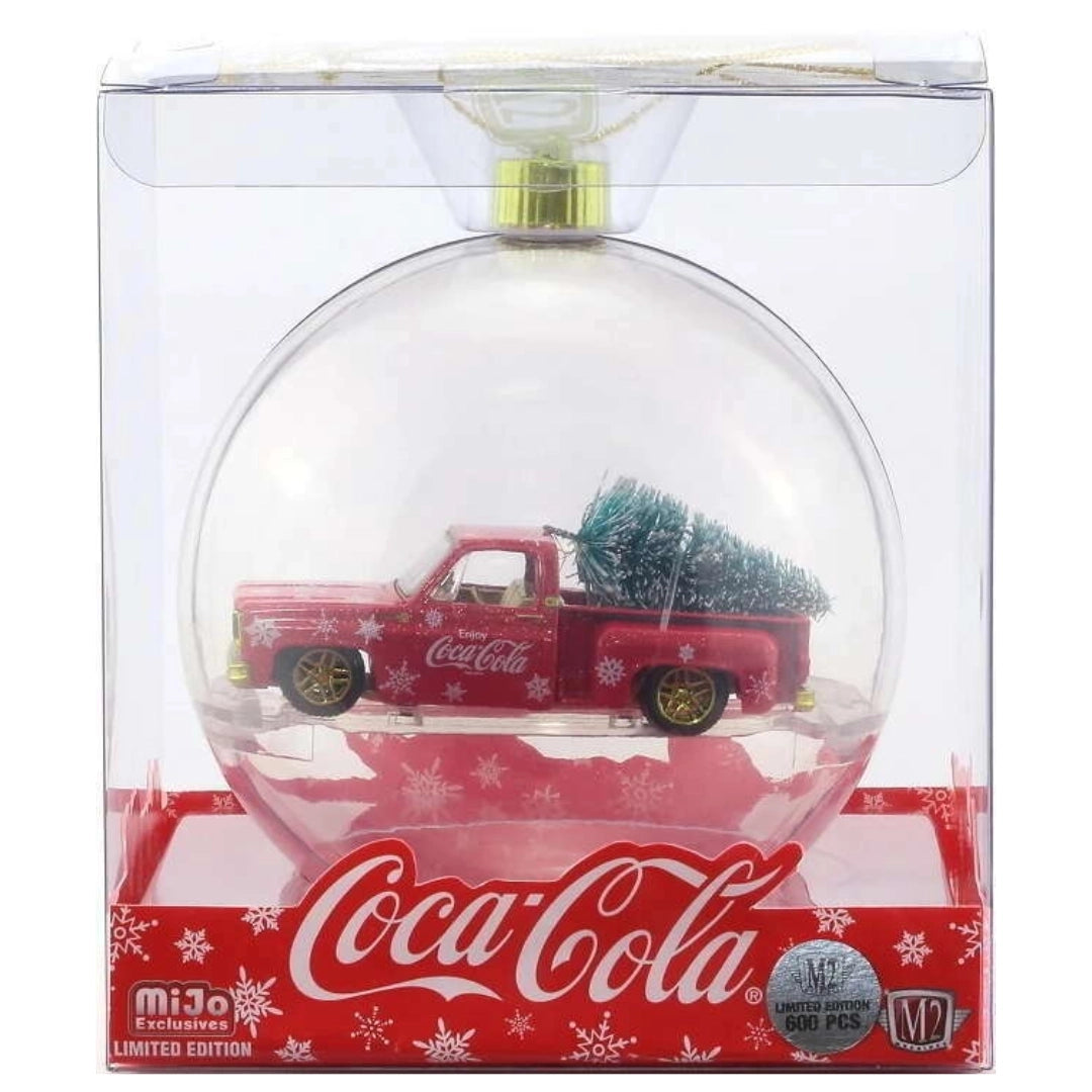 1974 Chevrolet Silverado Stepside Red (Coca-Cola Christmas Ornament)